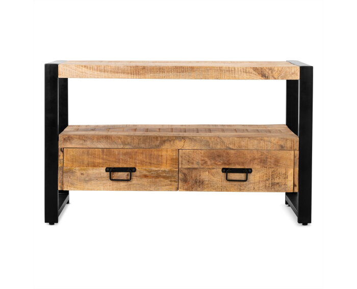 Salontafel Britt met 4 Laden mangohout 120x60x45 cm