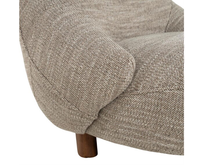 Fauteuil Lina - taupe | Eleonora