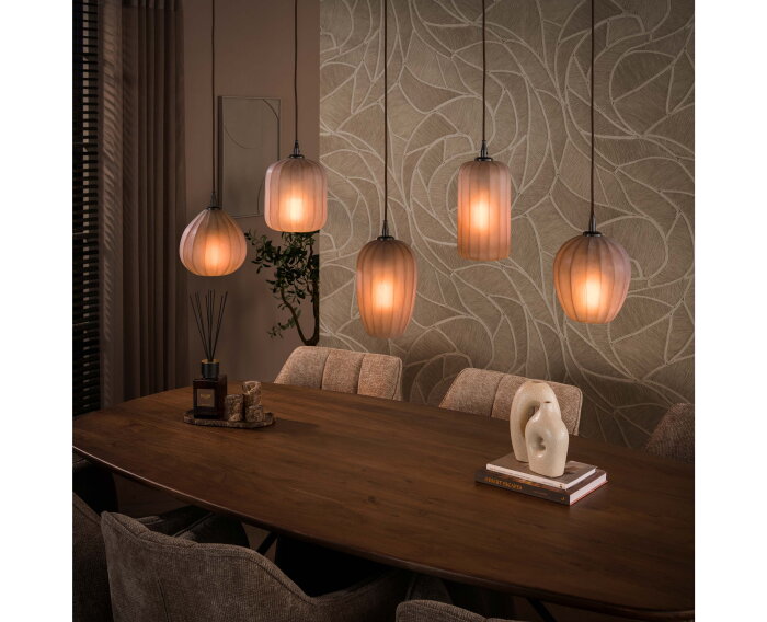 Hanglamp Altura 5L - Sienna bruin-frosted