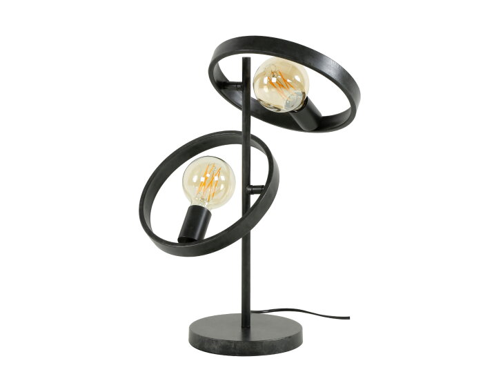 Tafellamp Hover 2 lampen - Charcoal