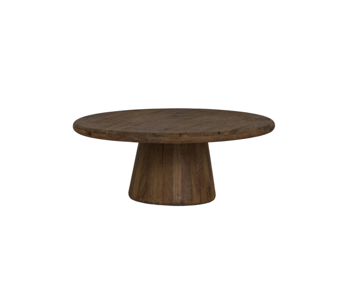 Asti Salontafel rond bruin 90 cm