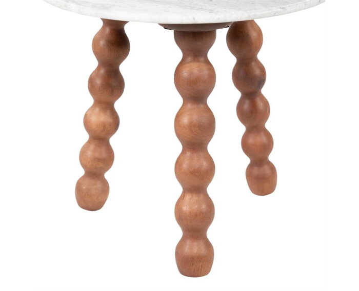 Side table Nelo 50x50cm - bruin | BY-BOO
