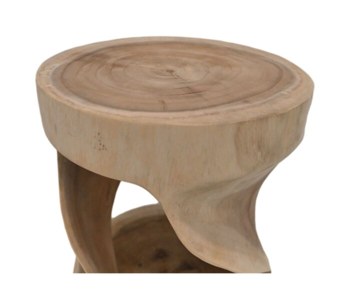 Krukje rond  - 30x30x44 - naturel -  Munggur