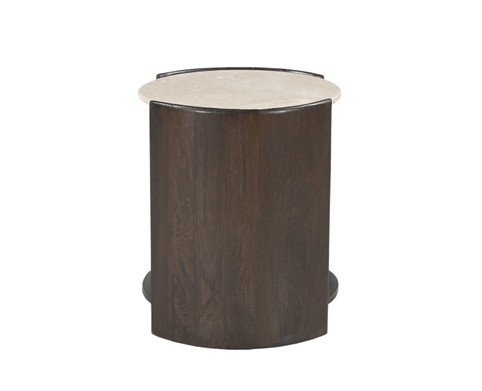 Bijzettafel Rune Botticino marmer 45 cm