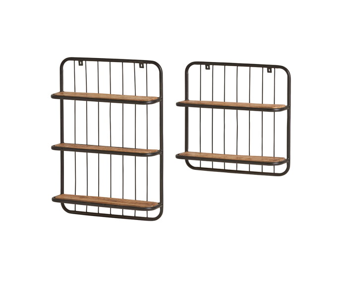 wandrek Iron lady  set van 2 - Metaal | Meubelplaats
