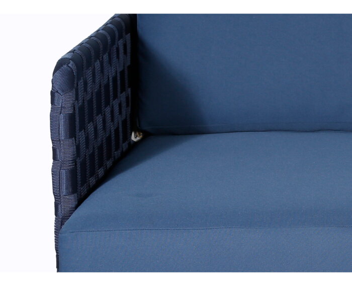 KOLBE 2 SEATER SOFA (000314)  -  STEEL NAVY BLUE