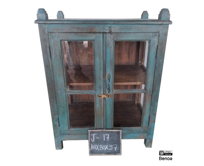 India Wooden Glass Sideboard J17