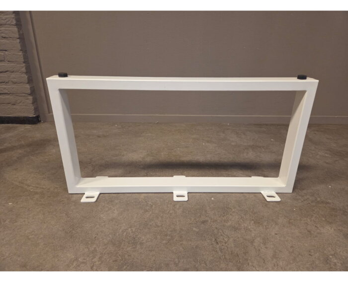Onderstel salontafel U-poot set van 2 metaal - 79x6x41 cm - Wit
