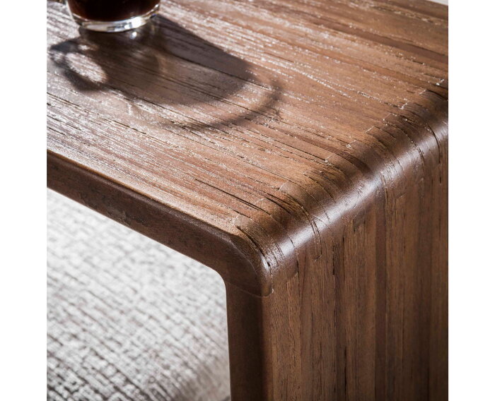 Overzettafel Caro - Massief teak espresso