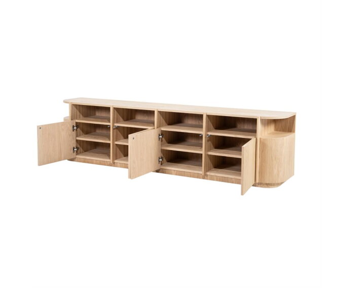 TV meubel Oslo 230x42cm - naturel | Eleonora