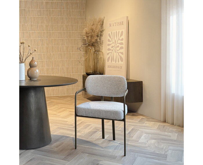 Eetkamerstoel Milan Beige - Japandi
