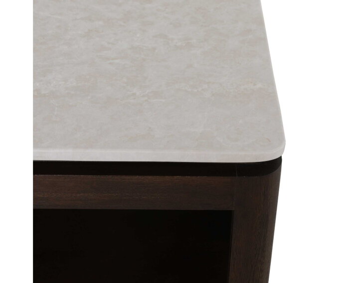 Vierkante Salontafel Dallas Bruin Mangohout 80 cm