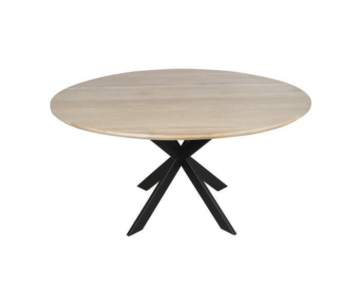 Eiken eettafel Ferris | Rond 110 cm | Naturel