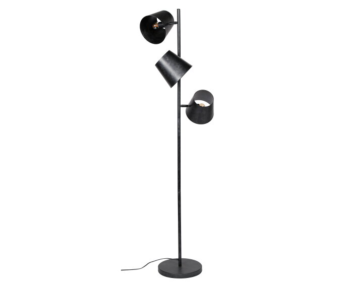 Vloerlamp 3x &Oslash;18 Kinetic - Charcoal