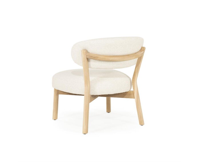 Fauteuil Mikky naturel - beige | Eleonora