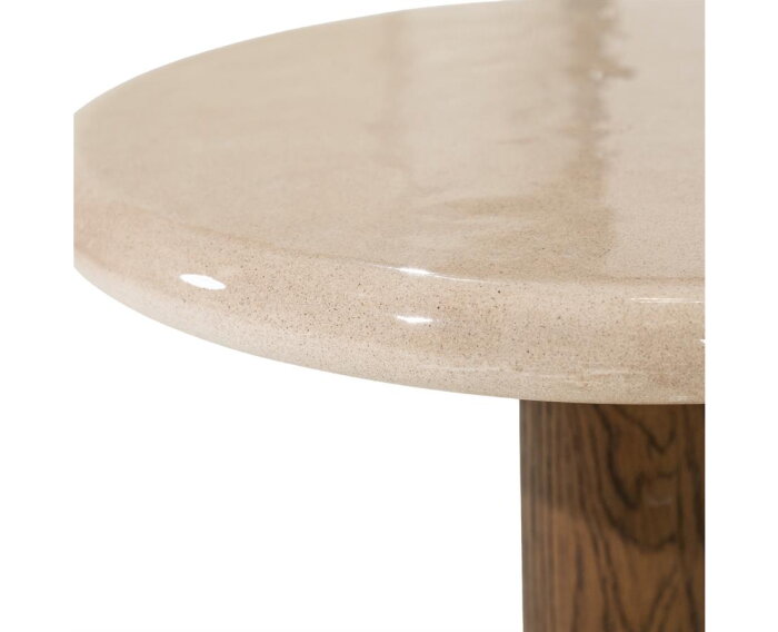 Bijzettafel Kyan 46x46cm - beige | Eleonora