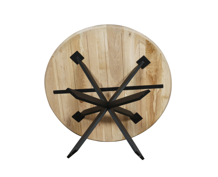Eiken eettafel Ferris | Rond 110 cm | Naturel