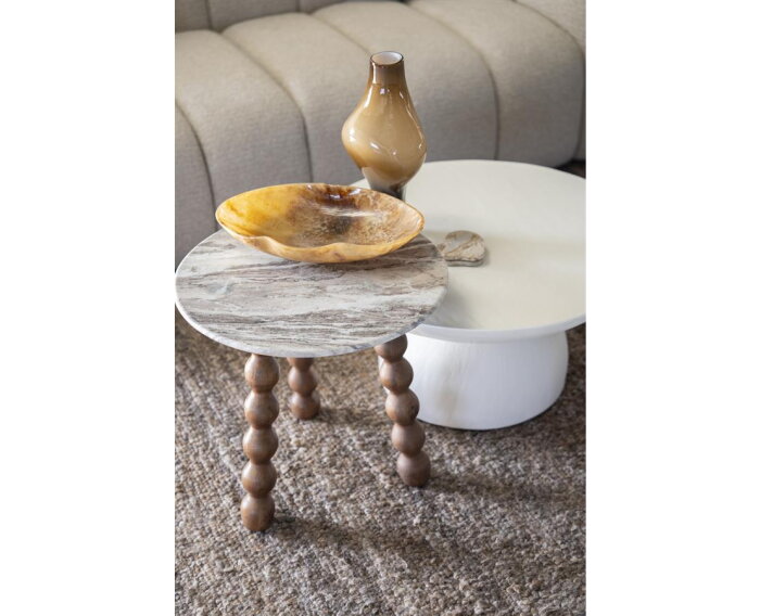 Side table Nelo 50x50cm - bruin | BY-BOO