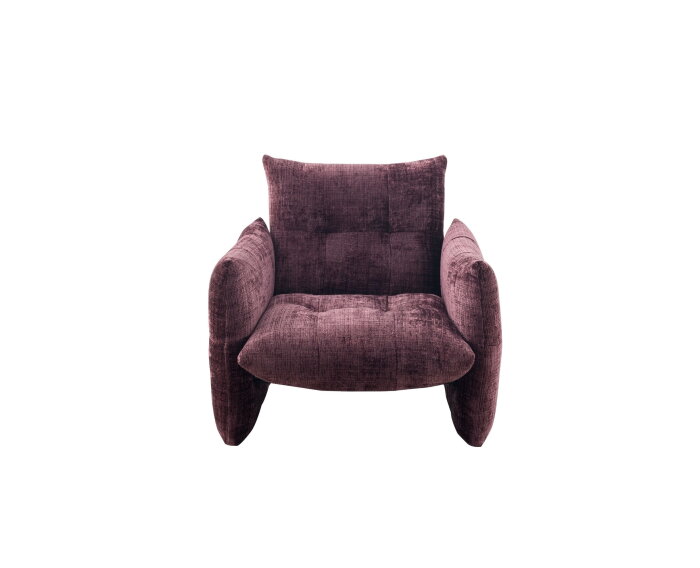 Fauteuil Lois Aubergine