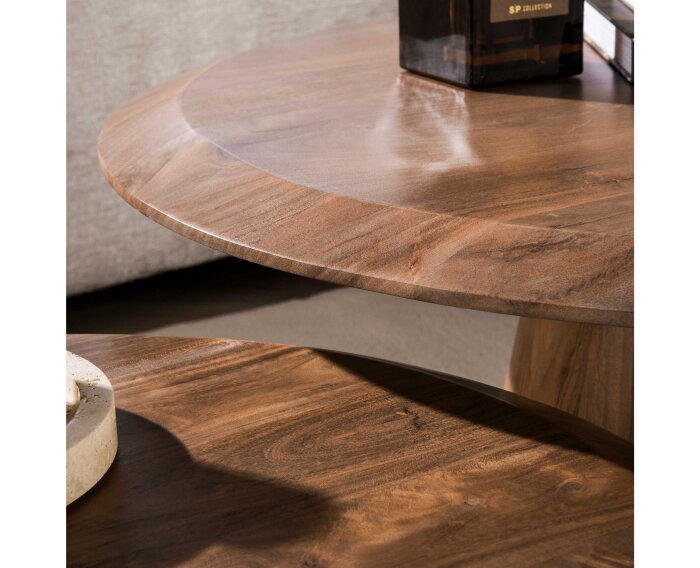 Salontafel Rona set/2 - Massief acacia bruin