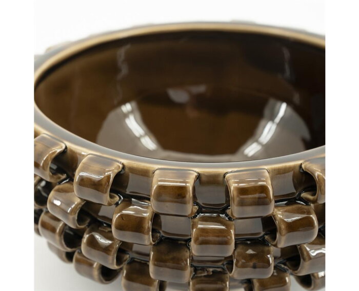 Bowl Loopa 36x39cm - brown | BY-BOO