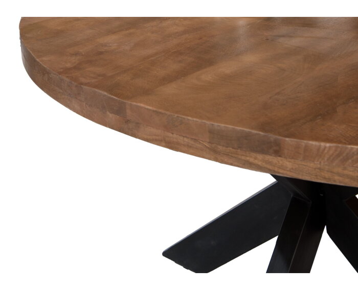 Ronde mango eettafel Brix Sturdy  140 cm (diameter)