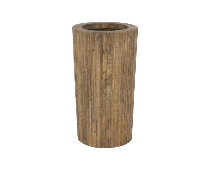 Paraplubak Wave flared - Massief mango zand