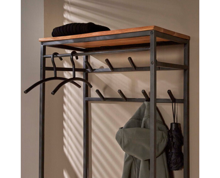 Garderobemeubel roede edge acacia - naturel
