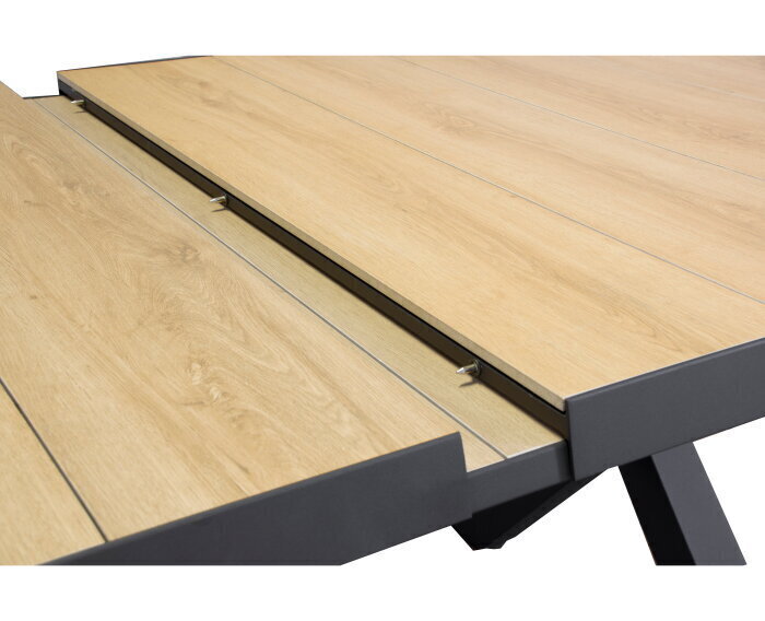 Uitschuifbare Tuintafel Monaco 167/207cm - Antraciet