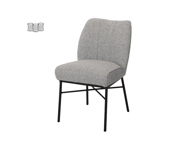 Barzio Stoel - Oasis 40 Ashgrey