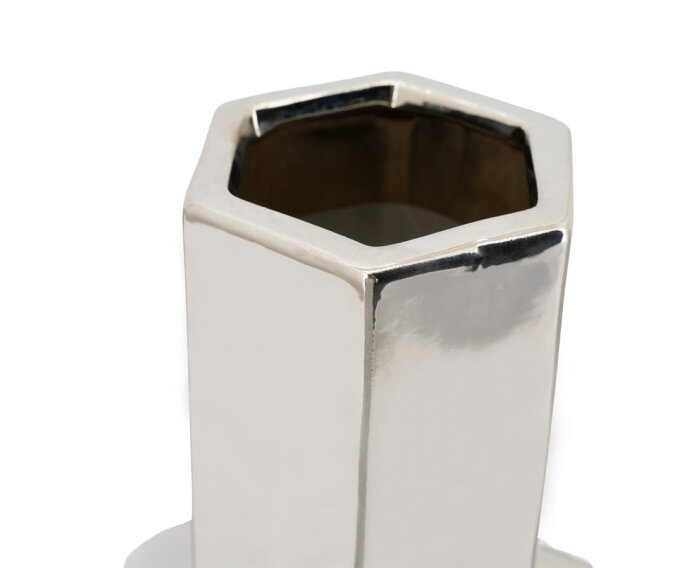 Vase Axis small - silver | BY-BOO