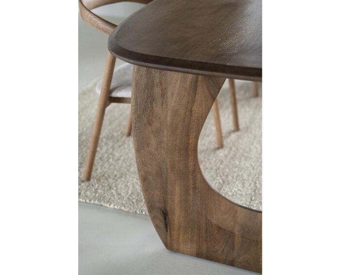 Eettafel Phoebe 170x110cm - bruin | Eleonora