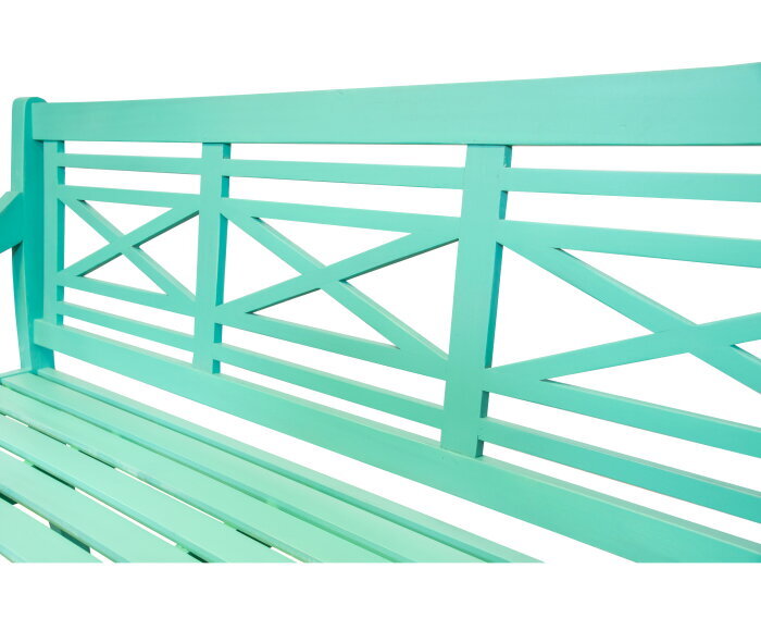 Louis 3-seater bench turquoise FSC 100%