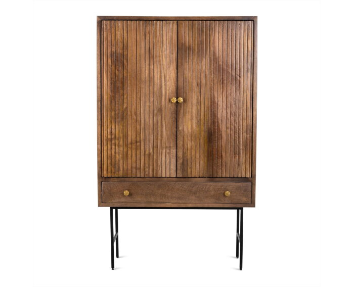 Seine Opbergkast mangohout - Bruin