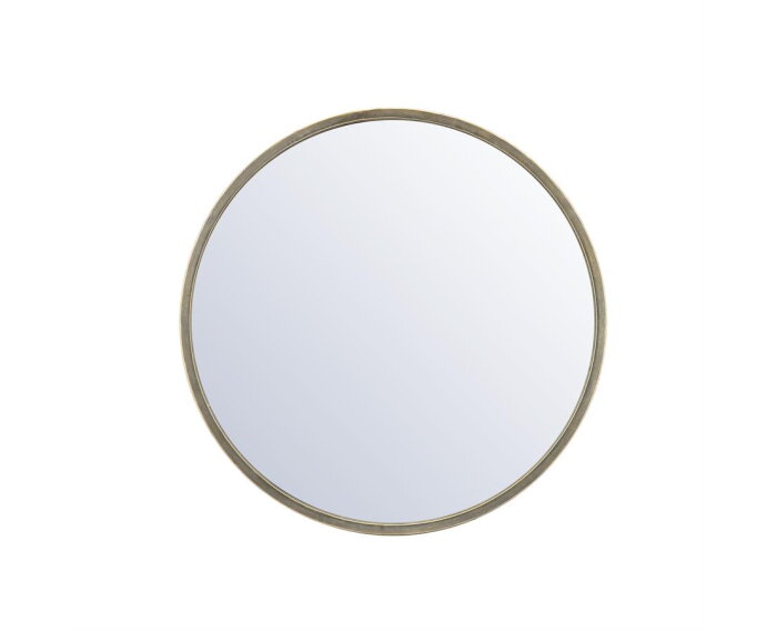 Ronde spiegel Selfie small- goudkleurig ijzer, 60cm diameter