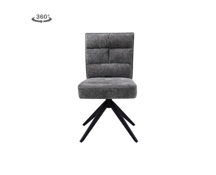 Rosora Stoel - HZ6068-85 grey (draaibaar)