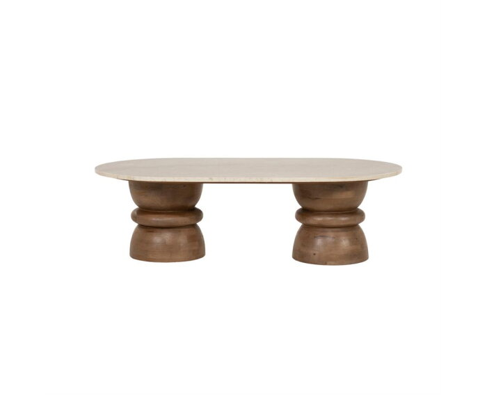 Salontafel Pippa 120x65cm - naturel | Eleonora