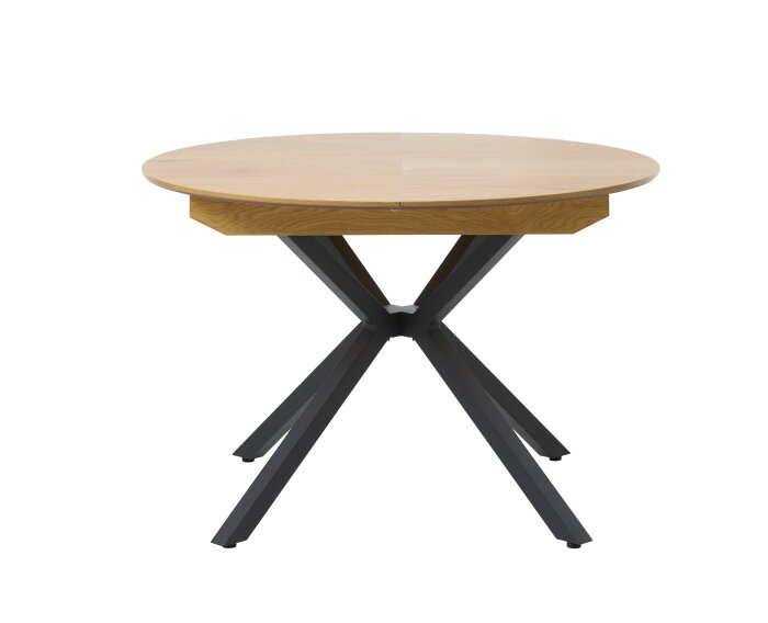 Eettafel Cesura uitschuifbaar eiken melamine Ø120-160 cm
