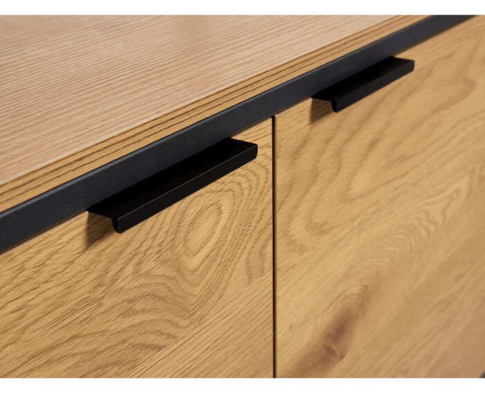 Boekenkast Cesura eiken melamine 90x40x190 cm