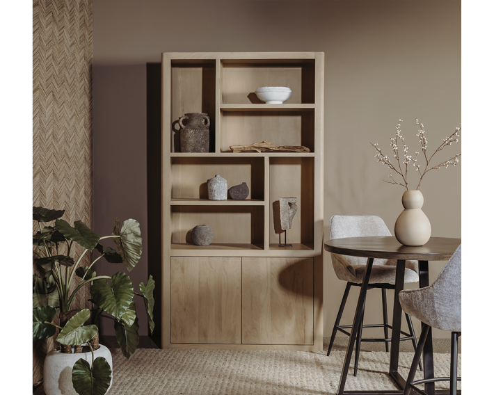 Tenna Boekenkast naturel 120 cm