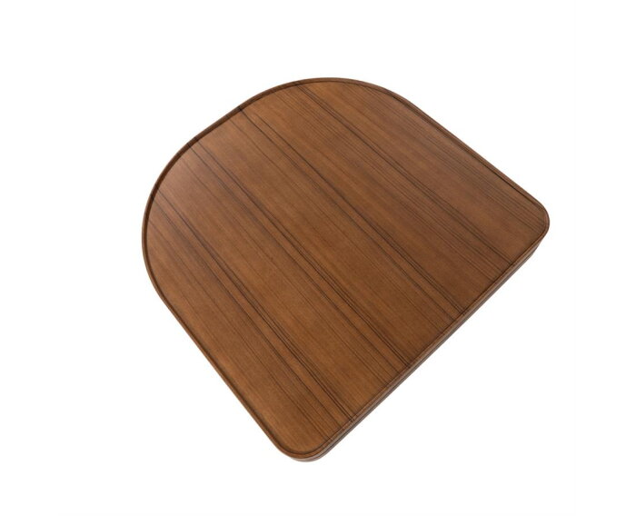 Salontafel Arcus 122x122cm - bruin | Eleonora