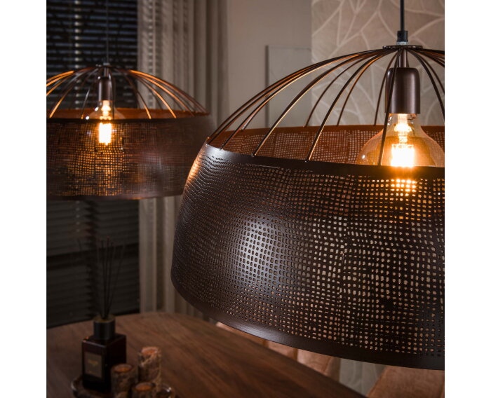 Hanglamp Screen open 2L &Oslash;60 - Antiek koper