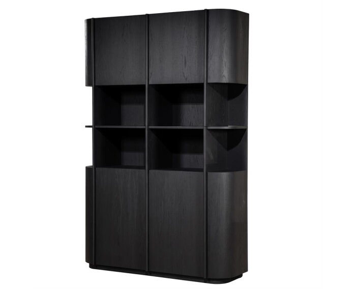 Kabinet Oslo 148x42cm - zwart | Eleonora