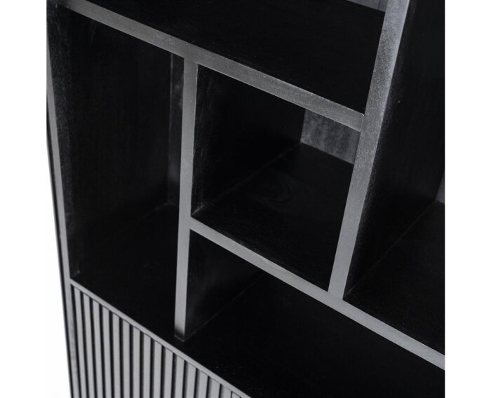 Boekenkast Remi 96x37cm - zwart | Eleonora
