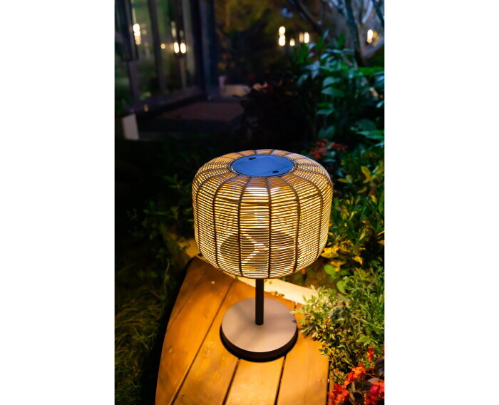 Buitenlamp Nina Garden Solar Rotan