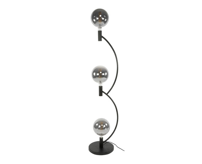 Vloerlamp Arcus 3L - Artic zwart