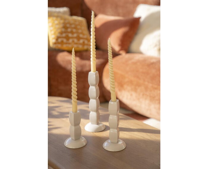 Candle holder Prinz - beige | BY-BOO