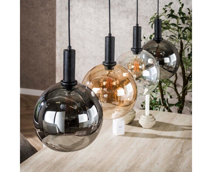 Hanglamp 4L tricolore Sfera - Artic zwart