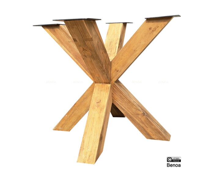 Teak Spiderleg For Round Table