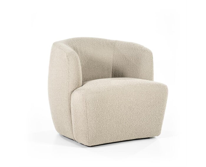 Fauteuil Charlotte - taupe | Eleonora